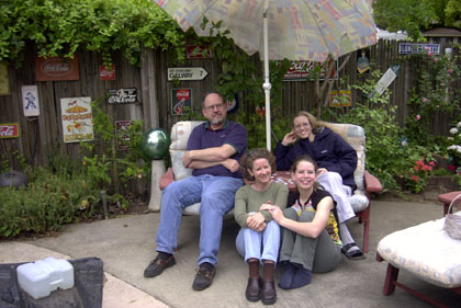 Immediate family at Easter at the folks.